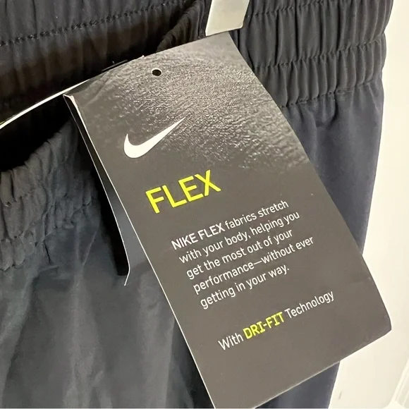 Nike Pants Large Swift Flex Slim Fit Woven Running Black Womens Workout NWT NEW - Picture 11 of 14